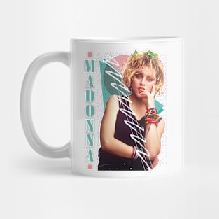 Madonna / Original 80s Vintage Style Design Mug